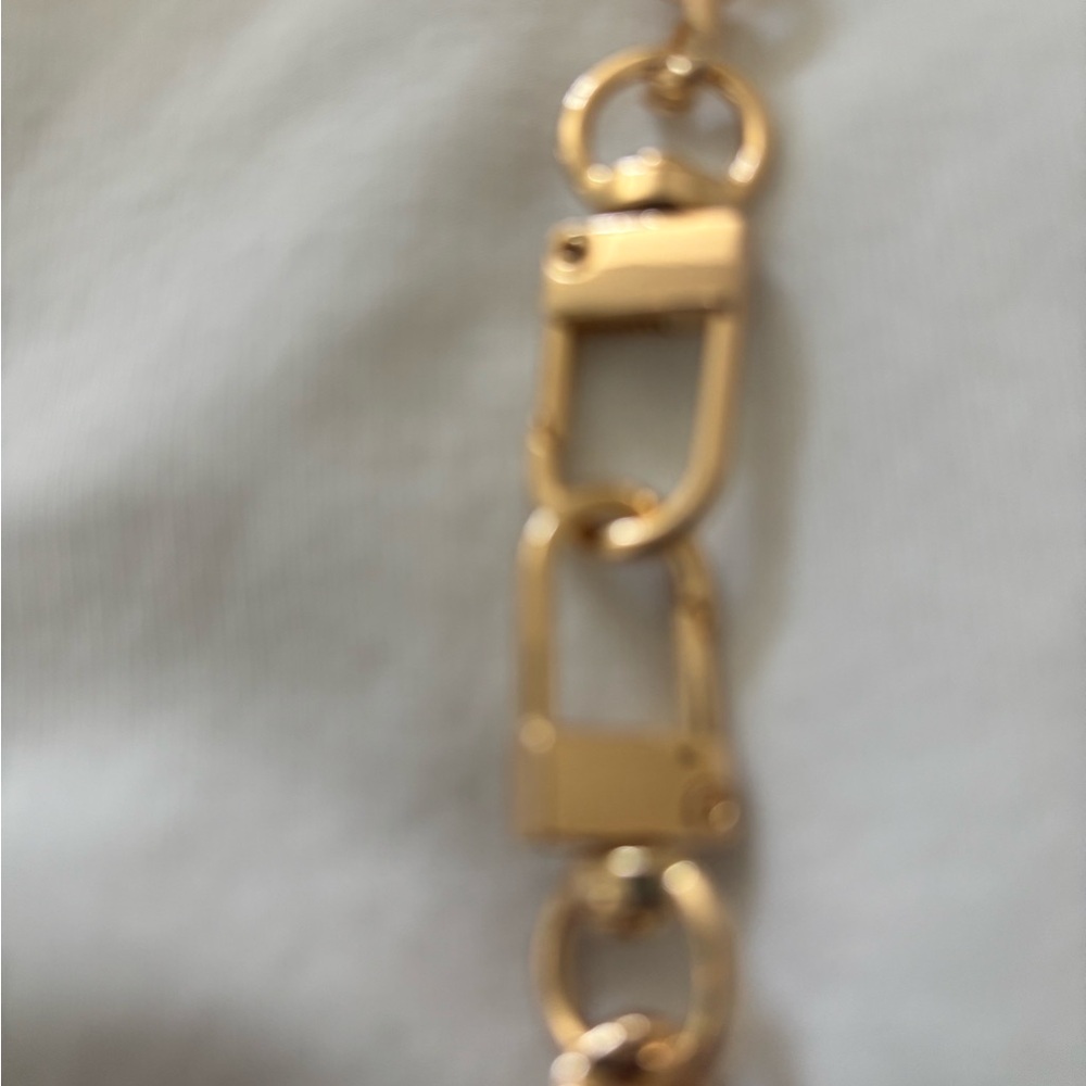 Gold Chain Bag Strap Crossbody Purse Extender Luxury Handbag Replacement - Picture 2 of 2